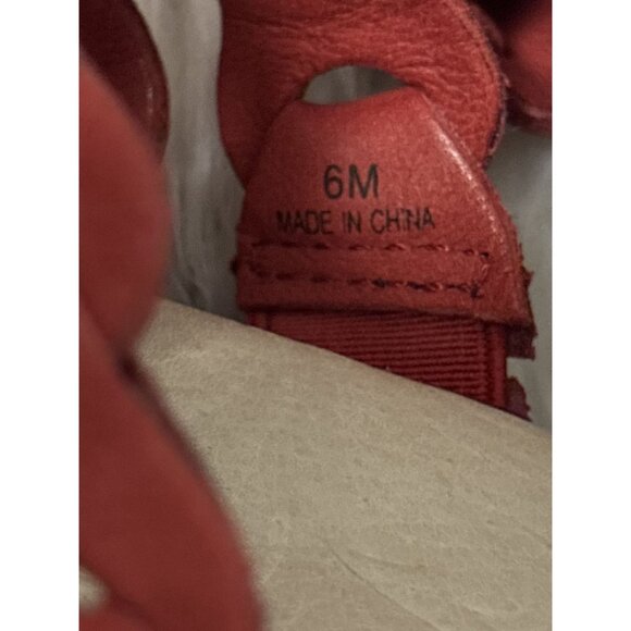 Jambu Women's Red Romance Platform Leather Upper Sandals Size 6 Bohemian - Picture 6 of 6